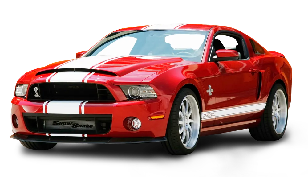 Red Ford Mustang
