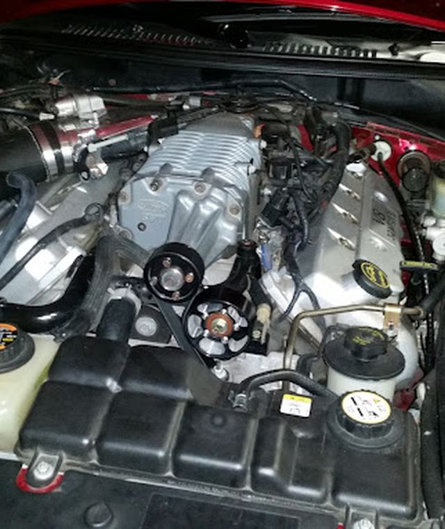 Modified performance engine bay