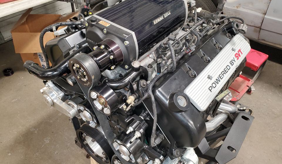 Supercharged performance engine